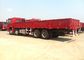 8x4 371hp 35tの平床式トレーラーHOWOの貨物トラック