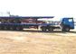 Q345Bの鋼鉄60トン半20ftの輸送箱のトレーラー